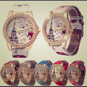 Women’s Leather Paris Quartz Watch